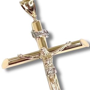 10k GOLD Filled Large Cross, Crucifix